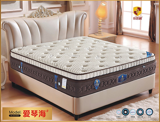 China Mode-Schlafzimmer Bonnell-Frühlings-Matratze mit dem Gedächtnis-Schaum einem doppelten Zweck dienend fournisseur
